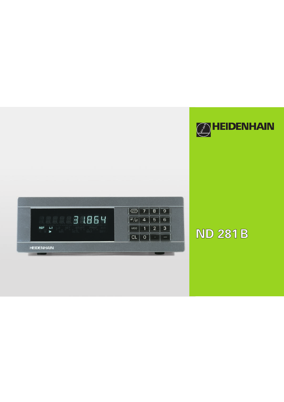 HEIDENHAIN ND 281 B V.1 Manuale D'uso | Pagine: 53 | Anche Per: ND 221 ...