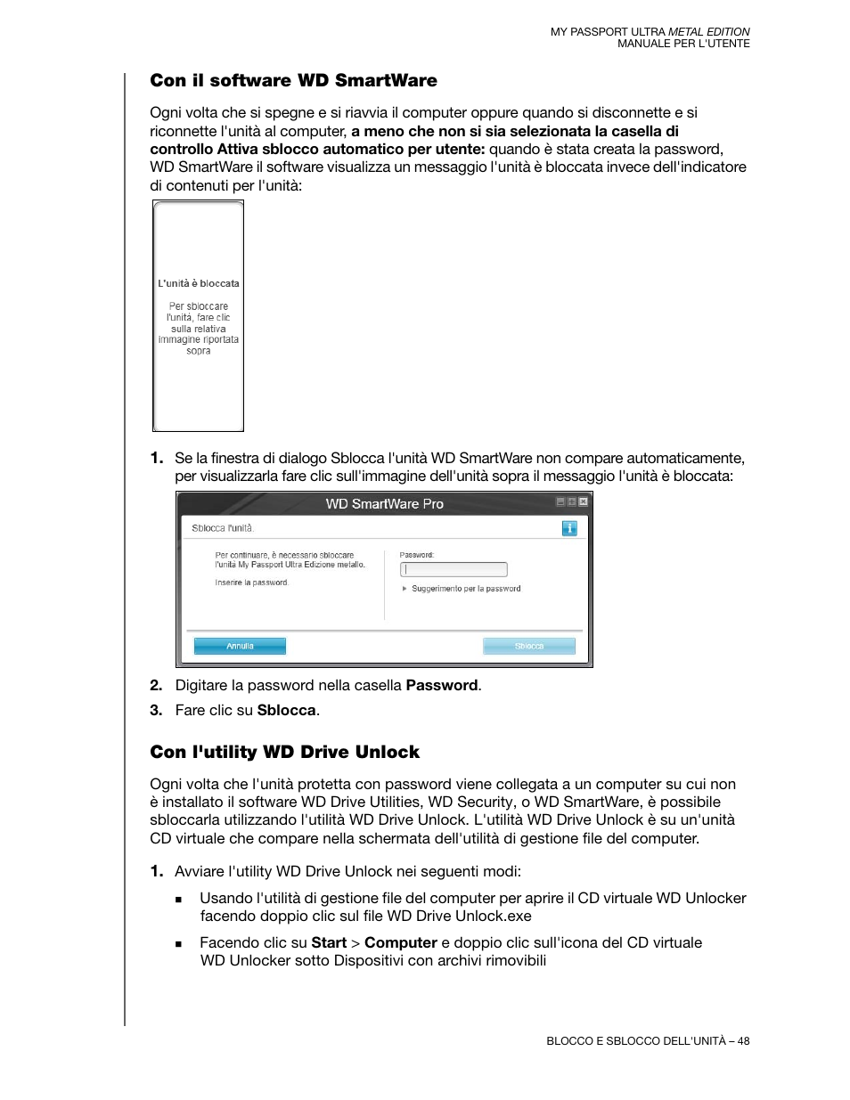 western digital drive unlock